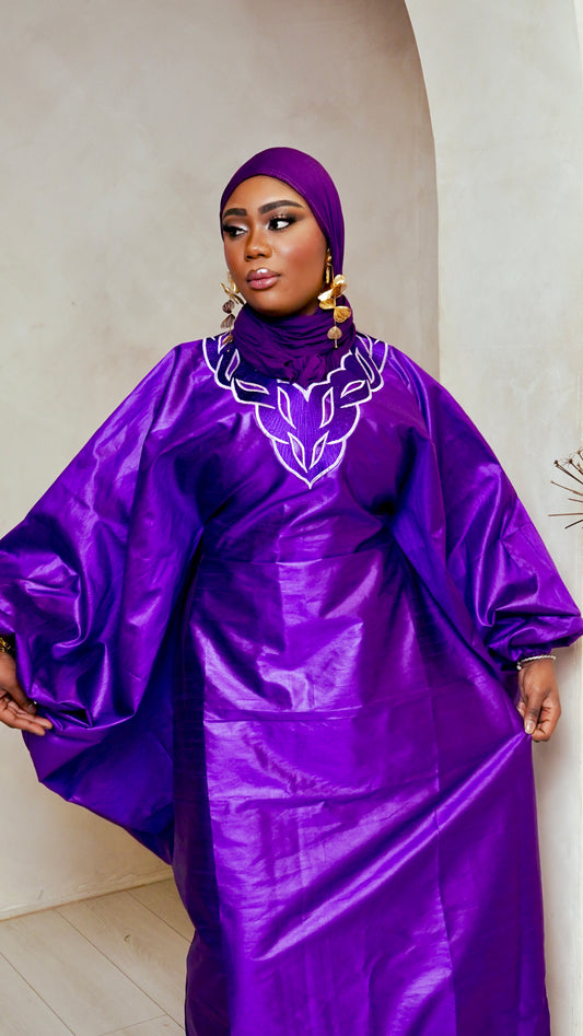 Deep purple Latifa dress