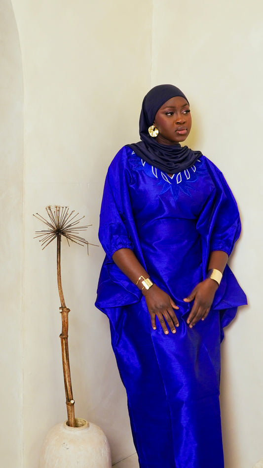Deep Blue Latifa Dress