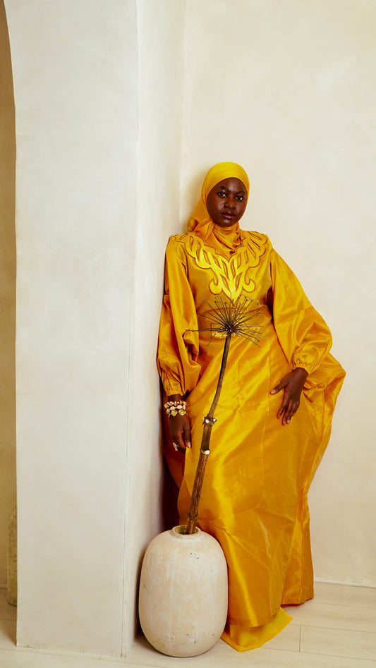Golden yellow Latifa Dress