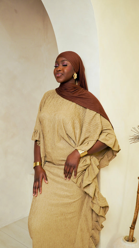 Khaki Halima Dress